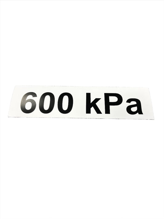 nalepka tlak pneu 600kPa A-0109MO