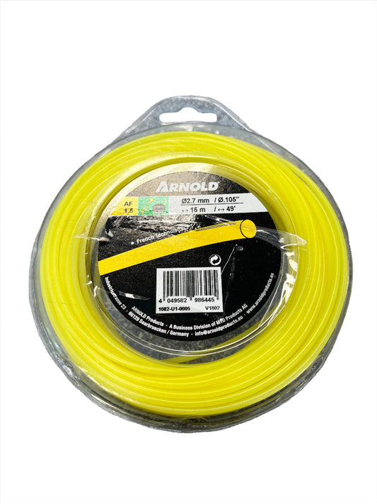 nylon/struna 2,7x15m okruhla zlta