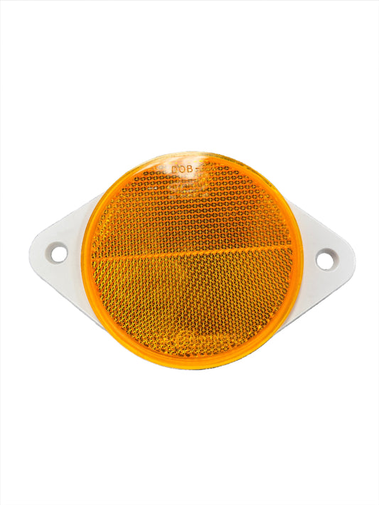 odrazka okruhla 80mm 2dier oranzova A-1118DO