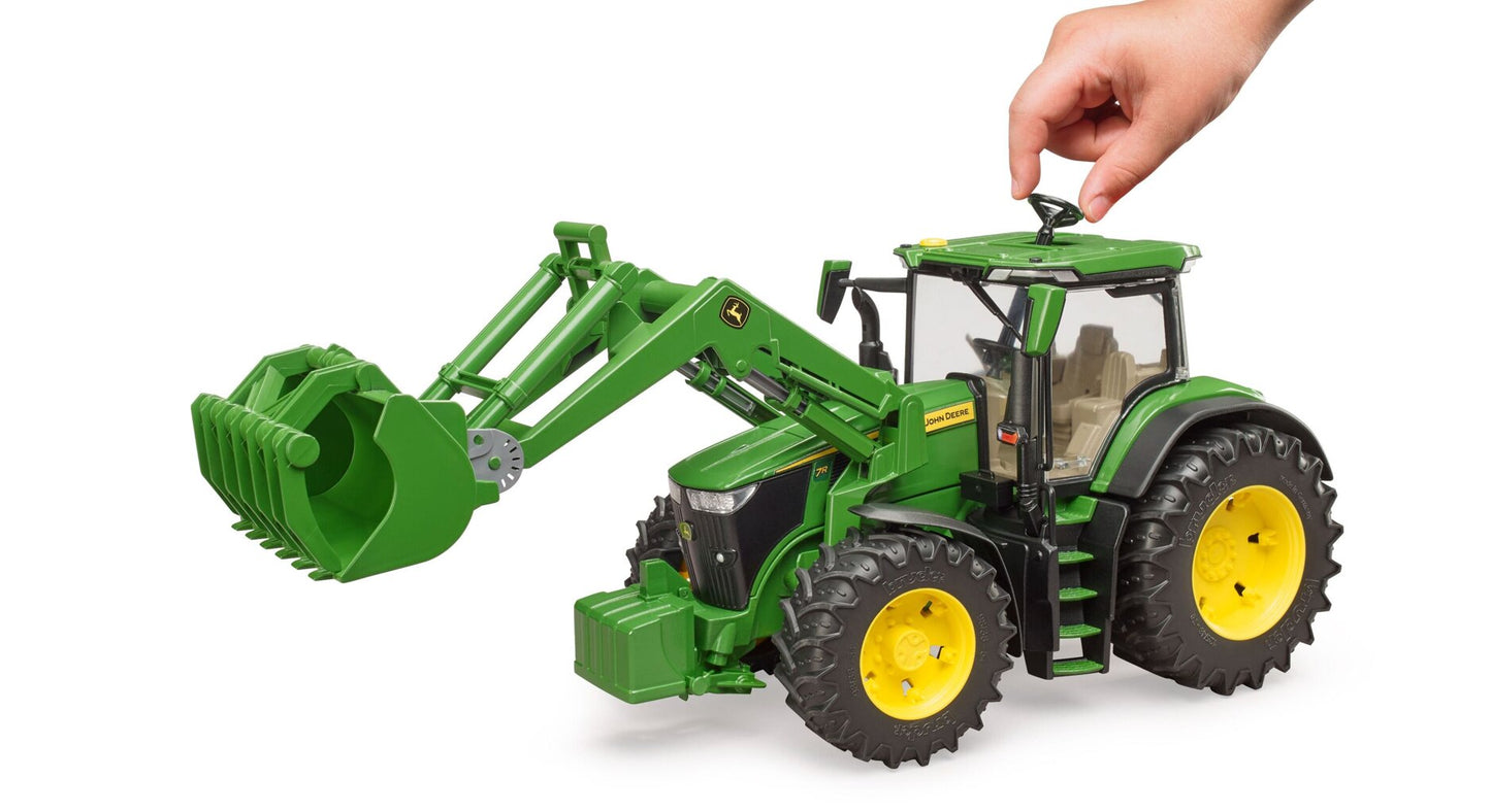 John Deere 7R s čelným nakladačom U03151