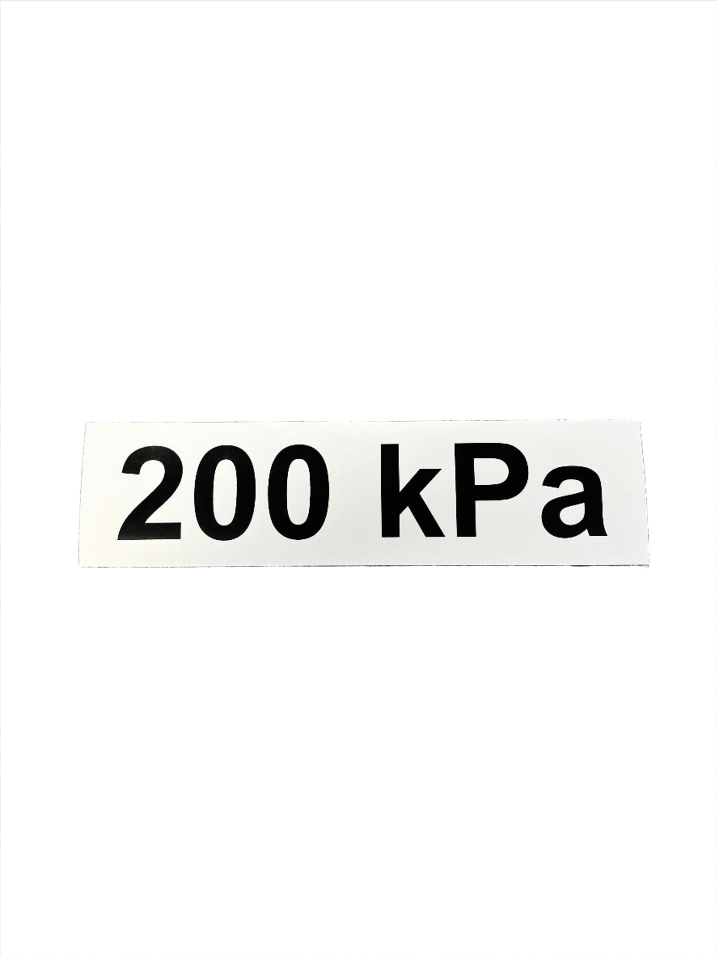 nalepka tlak pneu 200kPa A-0363MO